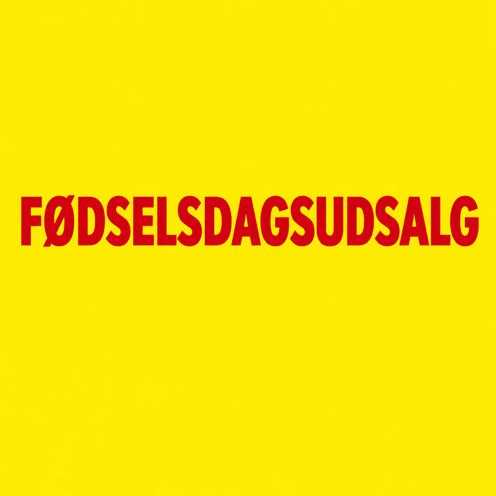 Fødselsdagsudsalg
