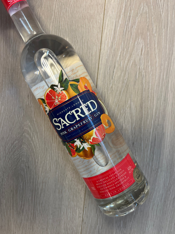 SACRED PINK GRAPEFRUIT ØKO 43,8% GIN, SACRED SPIRITS (70CL)