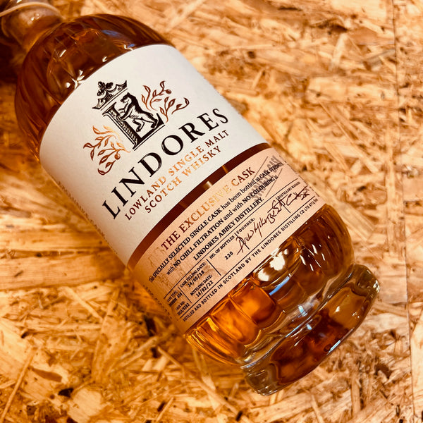 LINDORES LOWLAND WHISKY EXCLUSIVE BOURBON CASK