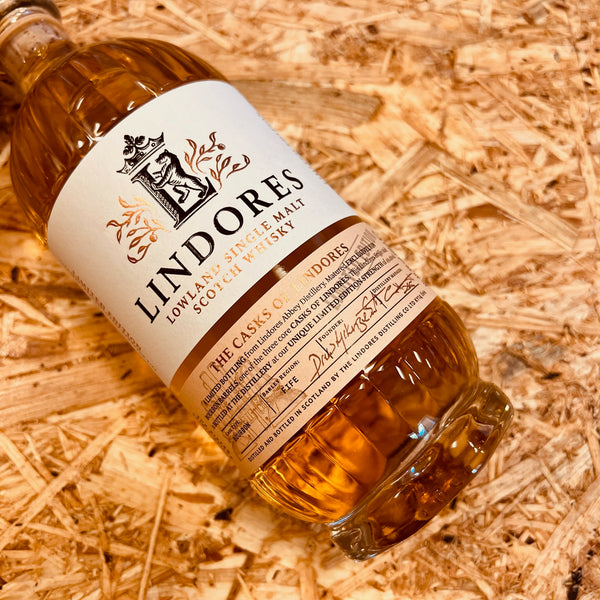LINDORES LOWLAND SINGLE MALT SCOTCH WHISKY BOURBON CASK
