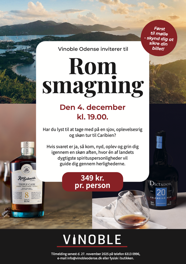Romsmagning - Den store Tur til Caribien d. 4/12 kl 19.00 med Tommy Seilen