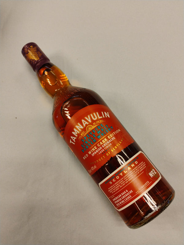 Tamnavulin Red Wine Cask Edition 40% Speyside single scotch whisky