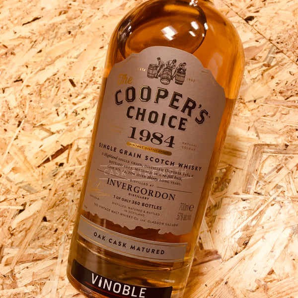 Invergordon 1984 57% Single Grain Scotch Whisky The Coopers Choice