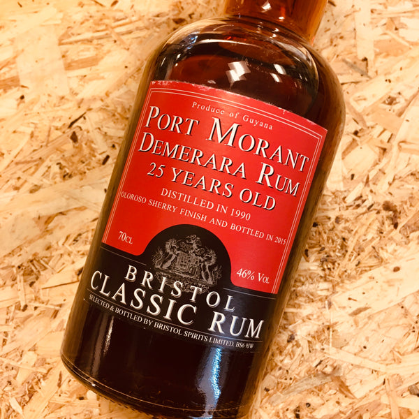 PORT MORANT 1990 25 ÅR DEMERARA RUM BRISTOL CLASSIC RUM, 46%