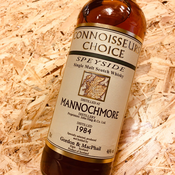 Mannochmore 1984 Single malt scotch whisky 46% Gordon & Macphail